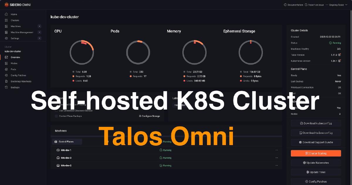 From ISO to kubectl: A Guide to Manually Provisioning a Talos Kubernetes Cluster