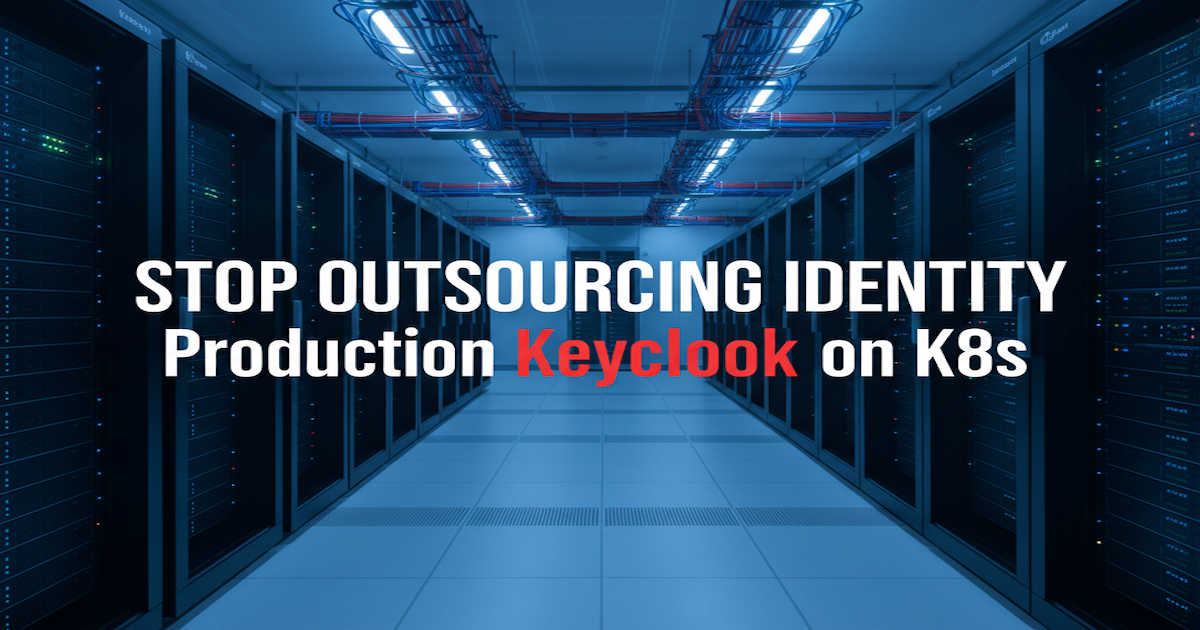 Stop Outsourcing Identity: A Production Guide to Keycloak on K8s