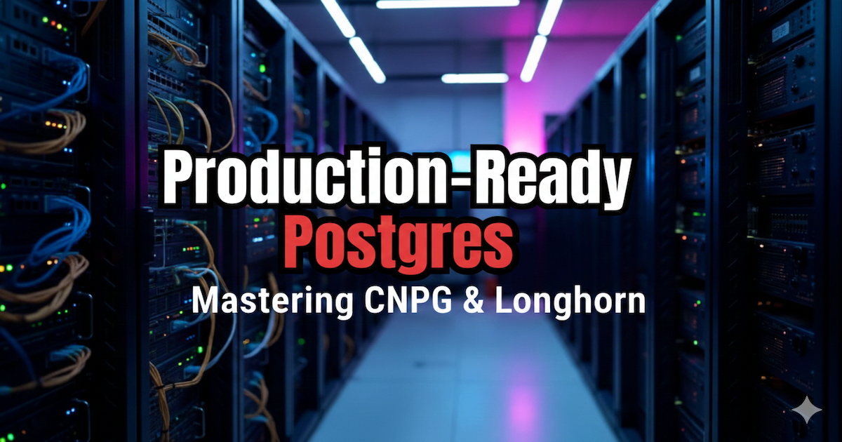 The Database Dilemma - Mastering PostgreSQL on Kubernetes with CloudNativePG